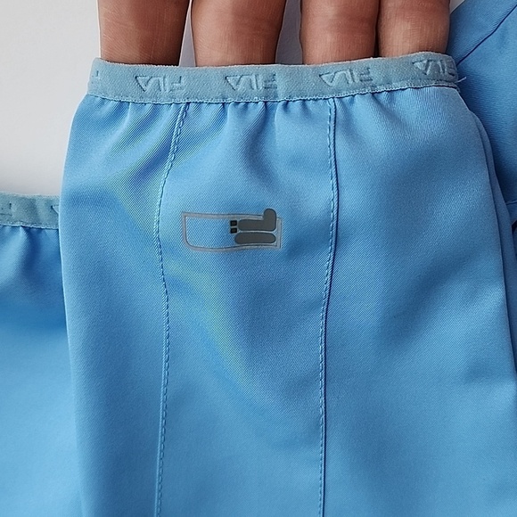 FILA Women's Sky Blue Mesh Lined Lightweight Zip Up Windbreaker Jacket Size S - Picture 7 of 16